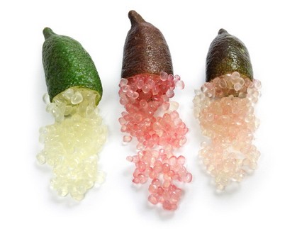 Box da 1000 gr di Finger Lime verde a polpa bianca biologico